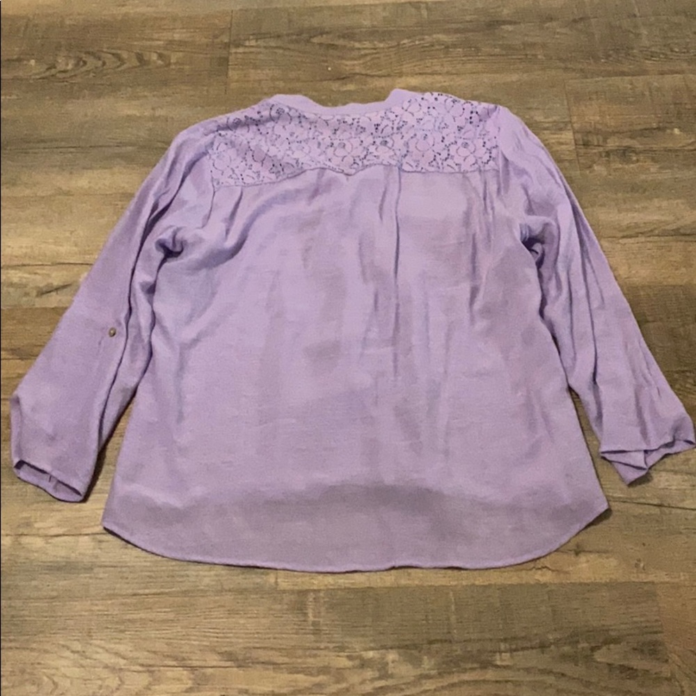 Notations Button Down Woman’s Top Size L - image 4